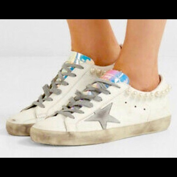golden goose pearl sneakers